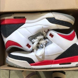 Nike Air Jordan 3 Retro - White/Red/Cement